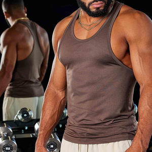 Débardeur Stringer de Fitness pour Hommes de Haute Qualité en Gros – Respirant, Séchage Rapide, Anti-Boulochage, Tissu Tricoté Durable pour la Salle de Sport - Product Image 6