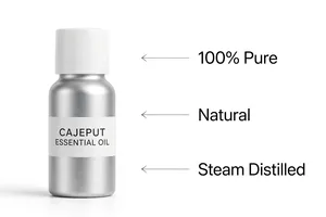 Aceite Esencial de Cajeput 100% Puro Hanu, Destilado al Vapor Naturalmente, para Aromaterapia, Cuidado de la Piel y Cosméticos, Fabricante y Proveedor - Product Image 3