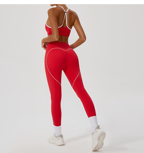 Ensemble de vêtements de sport pour femmes en 2 pièces, vêtements de yoga, vêtements de sport, ensembles de survêtement, vêtements de fitness pour femmes - Product Image 1