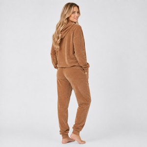 Ensemble de survêtement délavé à l'acide pour femme, sweat à capuche oversize et pantalon de jogging, style streetwear, fabricant OEM sous marque privée à prix compétitif - Product Image 3