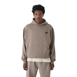Sudaderas con Capucha de Algodón Orgánico Peinado para Hombre, de Invierno, Felpa Francesa 450GSM, Ajuste Regular, Secado Rápido, Transpirables, con Bolsillo Frontal con Logo, Venta al por Mayor, EE. UU. - Product Image 1