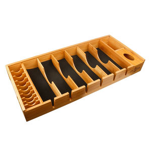 IKZARSA Boîte de rangement professionnelle en bois de Nanmu de haute qualité pour tondeuses à cheveux - Organisateur de barbier haut de gamme pour ciseaux et peignes - Product Image 1