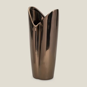 Vase en cuivre avec poignée, style vintage, décoration d'intérieur, récipient à fleurs écologique - Product Image 4