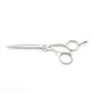 Ciseaux de coiffure professionnels, ciseaux de beauté en acier inoxydable de qualité supérieure avec lame droite tranchante et finition polie - Product Image 1
