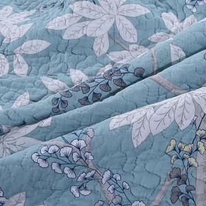 Offre Spéciale – Parure de lit matelassée vintage imprimée toutes saisons, garnissage 100 % polyester et coton, couvre-lit floral - Product Image 2