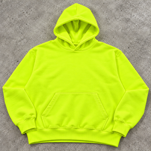 Sweat à capuche ample pour homme, épaules tombantes, doublure polaire épaisse, poignets côtelés, streetwear d'hiver, coupe oversize et carrée, personnalisable OEM, vente en gros - Product Image 1