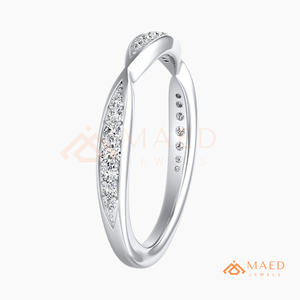 925 Sterling Silver Pavé Moissanite Ring Lab Grown Diamond Wedding Band Fine Jewelry Anniversary Ring Women - Product Image 5