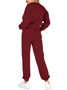 Conjunto Deportivo de Lujo para Mujer, Otoño, con Logotipo, 2 Piezas, 100% Algodón Ecológico, Anti-UV, Resistente al Viento, para Invierno - Product Image 6