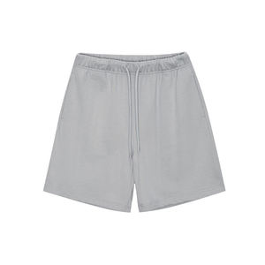 Men Sweat Shorts Premium Cotton Fleece Drawstring <b>Elastic</b> Waist Regular Fit Casual Everyday Gym Comfort Bottoms - Product Image 3