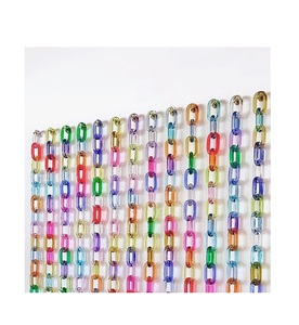 Fabricamos a medida para nuestros clientes: Eslabones de resina epoxi de tamaño personalizado y de gran tamaño, y eslabones de resina acrílica para colgar en la pared, ideales para fiestas. - Product Image 1