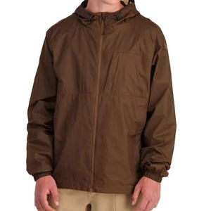 เสื้อแจ็คเก็ตกันลมคุณภาพสูงสำหรับผู้ชาย ฤดูหนาว น้ำหนักเบา บุด้วยโพลีเอสเตอร์ ระบายอากาศได้ดี มีฮู้ด สไตล์ลำลอง รับทำโลโก้ตามสั่ง (OEM) - Product Image 1