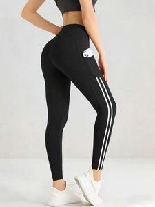 Women's Hip Lift High Waist Yoga <b>Leggings</b> pants High Elastic Quick Dry Gym Running Fitness Athletic <b>leggings</b> Pants sport wear - Product Image 5