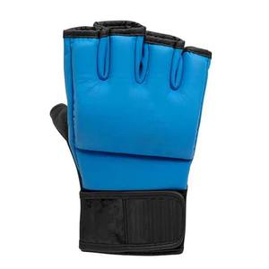 Gants de sparring MMA professionnels en cuir véritable légers et respirants 8oz-18oz avec logo personnalisé et sangle de poignet auto-agrippante en latex de 12 mm - Product Image 4