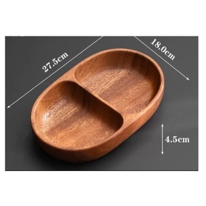 Elegante Bandeja Dividida de Madera Moderna y Ecológica, Compra al por Mayor, Plato para Aperitivos y Condimentos para Hoteles y Eventos - Product Image 6