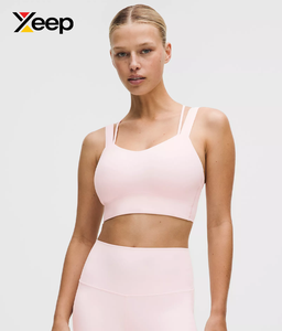 เสื้อชั้นในกีฬาโยคะคุณภาพสูงสำหรับผู้หญิง XEEP รุ่น XC-SB-106 แบบเรียบง่าย ระบายอากาศได้ดี สายปรับได้ แผ่นรองถอดออกได้ รองรับได้ดีเยี่ยม แห้งเร็ว - Product Image 1