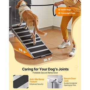 Stazione di lavaggio per cani in acciaio inossidabile 304, vasca da toelettatura antiscivolo da 50 pollici con rampa a bassa pendenza, cassetto portaoggetti esterno, rubinetto acqua calda e fredda - Product Image 4