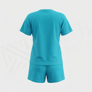 Conjunto de 2 Piezas para Mujer, Camiseta de Manga Corta y Pantalones Cortos con Estampado Floral, Cuello Redondo, Casual, por Encima de la Rodilla, Corte Regular, para Primavera/Verano - Product Image 2