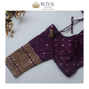 ราคาตลาดที่ดีที่สุดสำหรับสินค้าลดราคาพิเศษ เสื้อปักลายวิชิตร้าผ้าไหมสวยงาม ดีไซน์สวย งานปักมือประณีต พร้อมงานปักดิ้นทอง - Product Image 6