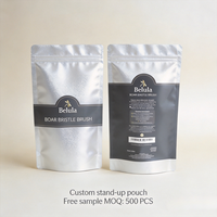 Sachet Doypack Personnalisé Haute Barrière avec Fermeture Éclair, Finition Mate, Emballage Souple de Qualité Alimentaire pour le Stockage de Café, Snacks et Poudres