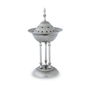 Luxury Brass <b>Bakhoor</b> Burner with Lid Arabic Incense Stand Decorative <b>Oud</b> Burner for Religious Home Decor - Product Image 4