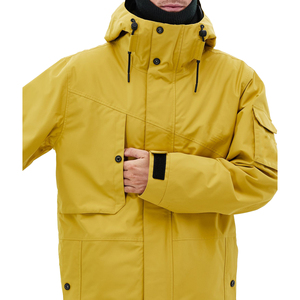 <b>Men</b> Ski Snowboard <b>Jacket</b> Waterproof <b>Warm</b> Insulated Windproof Breathable Winter Outdoor Coat Adjustable Hood Custom OEM Factory - Product Image 6