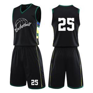 Uniformes de Baloncesto Personalizados 2026 con Diseño y Logotipo, Camisetas de Baloncesto Reversibles Negras y Rojas Sublimadas Profesionales - Product Image 1