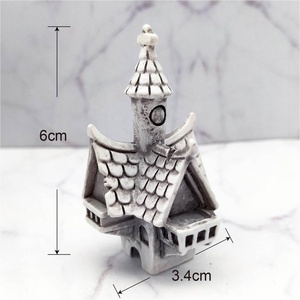 เฟอร์นิเจอร์คฤหาสน์สีขาวขนาดเล็กของเล่นตกแต่งบ้านตุ๊กตาฮาโลวีนที่น่าขนลุกสำหรับการตั้งค่าความสนุกสนานของคุณ! - Product Image 5