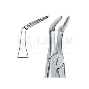 คีมถอนฟันแบบผ่าตัด Ijrak สำหรับฟันกรามบน ทำจากเหล็กกล้าไร้สนิม ใช้ด้วยมือ  ชนิดเครื่องมือผ่าตัดคลาส I ได้รับการรับรองมาตรฐาน CE - Product Image 2