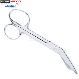 Ciseaux à pansements Lister manuels à anneau unique, 5,5 pouces, en acier inoxydable chirurgical de haute qualité, ciseaux médicaux CE - Product Image 3