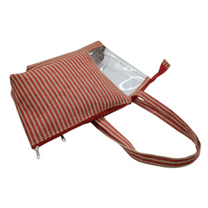 High Quality PVC Makeup Bag Jute <b>Pouch</b> Zipper Closure Printed Casual Hanging Cosmetic for Toiletry Bag BrandPromotion - Product Image 5