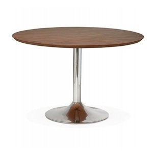 Table basse en métal artisanale avec plateau en bois, pièce de mobilier artistique pour des styles de décoration intérieure uniques - Product Image 1