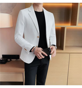 Veste de Costume Homme Slim Fit de Haute Qualité à Bouton Unique – Idéale pour Mariage et Tenues Décontractées - Product Image 1
