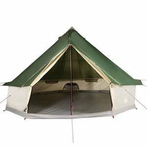 Tente familiale verte imperméable pour 12 personnes pour les aventures en camping - Product Image 6