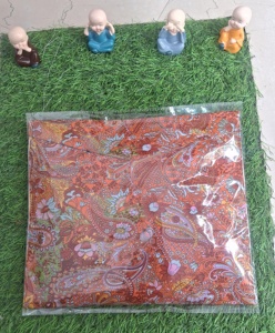 Kaftan imprimé en crêpe pour femme – Taille unique, élégant, idéal pour la détente et la plage - Product Image 4