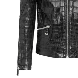 Nueva Chaqueta de Cuero Repujado Unisex de Alta Calidad, Cuello Alto, Logotipo Frontal, Antibacteriana, Resistente al Viento y Transpirable, en Tendencia y Superventas - Product Image 4