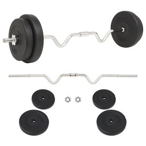 Set di bilancieri da 30 kg per allenamento della forza e appassionati di fitness - Product Image 1