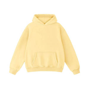 Custom <b>Polyester</b> Cotton Acid Washed Oversized Unisex <b>Hoodie</b> French Terry Heavy Weight Vintage Pullover Streetwear Winter Stone - Product Image 1