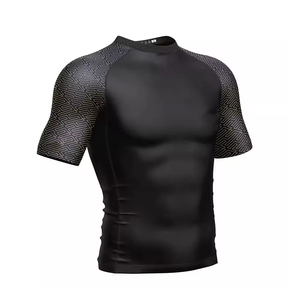 High Quality Eco-Friendly Anti-UV Rash Guards Full Sleeve MMA BJJ <b>Compression</b> <b>Shirt</b> Breathable Sweat Wicking Fight wear - Product Image 2