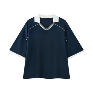 Maillot de football haute performance avec col, vêtements de football légers, fabricant, approvisionnement en gros - Product Image 3