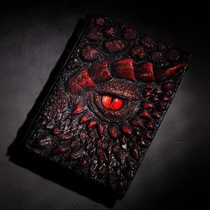 Carnet de notes D&D Dragon en relief <span class=keywords><strong>3D</strong></span>, Journal de campagne D&D, Feuille de personnage de jeu de rôle de table, Livre de sorts, Accessoires de jeu - Product Image 1