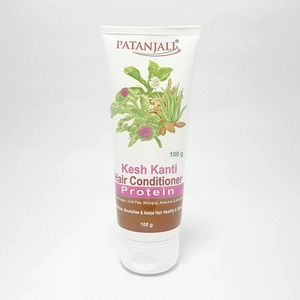 Après-shampoing protéiné Patanjali Kesh Kanti, 100 g – Formule nourrissante et adoucissante en profondeur - Product Image 1