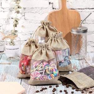 Multipurpose Jute Gift <b>Pouches</b> – Eco Friendly <b>Drawstring</b> Bags for Jewelry, Gifts and Small Item Packaging - Product Image 1