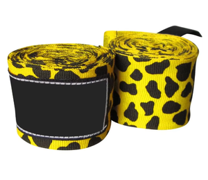 Bandes de poignet réglables en PVC jaune solide, largeur 2 pouces, longueur 10 m, élastiques, respirantes, auto-adhésives, unisexes, pour la musculation - Product Image 3