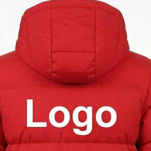 Puffer Jackets Wholesale Custom OEM Printed Puffer Jacket Men Customized Logo Casual Shiny Puffer Jackets <b>Winter</b> for Men - Product Image 4