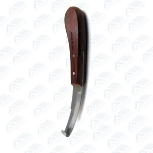 Veterinary Instrument for Cattle and Horses Professional Hoof <b>Cutter</b> and Surgical Tool Deep Brown Double-<b>Edge</b> Regular Hoof Knife - Product Image 3