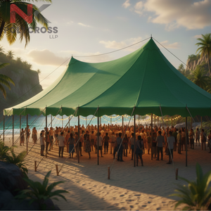 Lona Impermeable Resistente para Cubrir Carpas de Eventos, Bodas, Promociones y Exposiciones, con Impresión Personalizada - Product Image 4