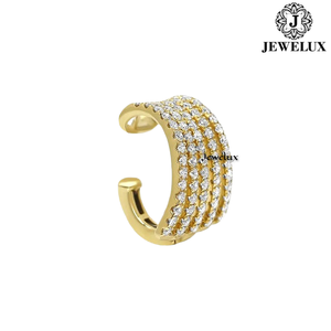 Natural VVS Diamond <b>Stud</b> Earrings 925 Sterling <b>Silver</b> Rhodium Plated IGI Certified Trendy Wedding for Parties Gifts From India - Product Image 3