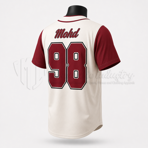 Professional Custom Baseball Uniform Jersey Breathable <b>Button</b> Team <b>Shirt</b> OEM ODM Factory Wholesale Sportswear 100% Polyester - Product Image 4