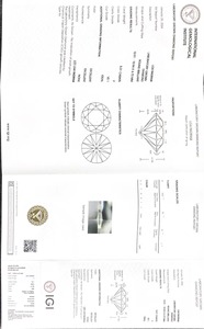 Diamante Cultivado en Laboratorio, Corte Brillante Redondo, 5.01CT, F VS1, Certificado IGI, Piedra Suelta para Joyería - Product Image 5
