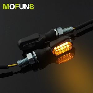 Intermitentes LED universales de 12V para motocicletas resistentes a los arañazos con tornillo M8 y sistemas de iluminación de motocicletas con luz Led - Product Image 2